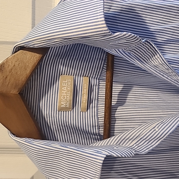 Men's Michael Kors Dress Shirt Regular Fit - Picture 2 of 5